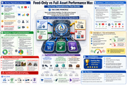 Infographic on Feed-Only vs Full Asset Performance Max with various charts and icons.