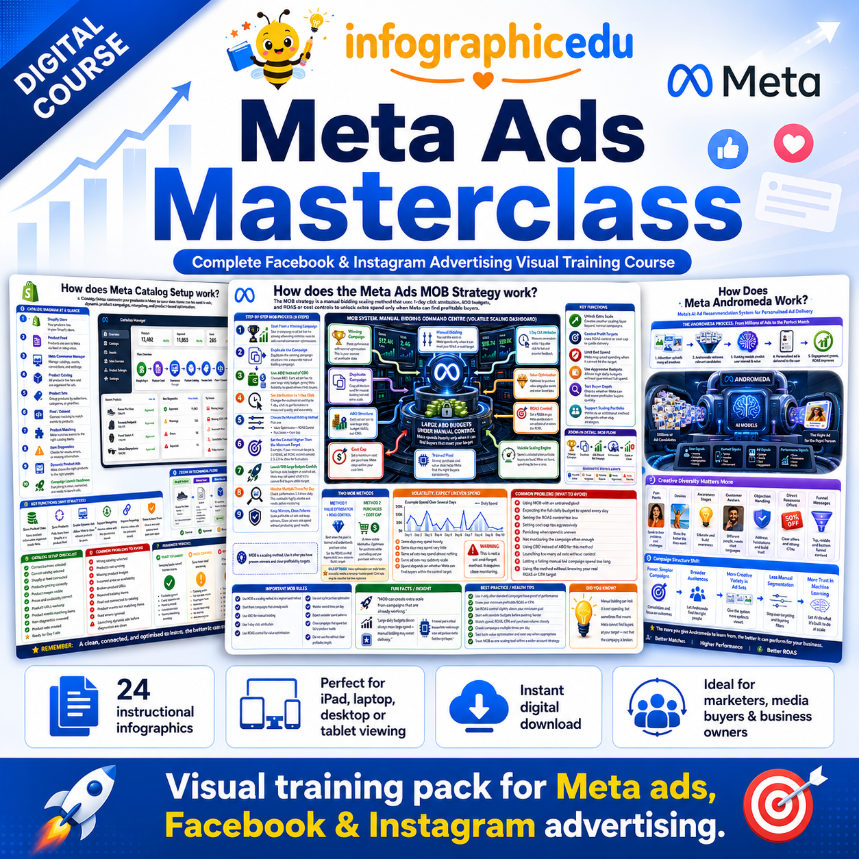 Meta Ads Masterclass: Complete Facebook & Instagram Advertising Visual Training Course