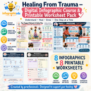 Healing From Trauma – Digital Infographic Course & Printable Worksheet Pack