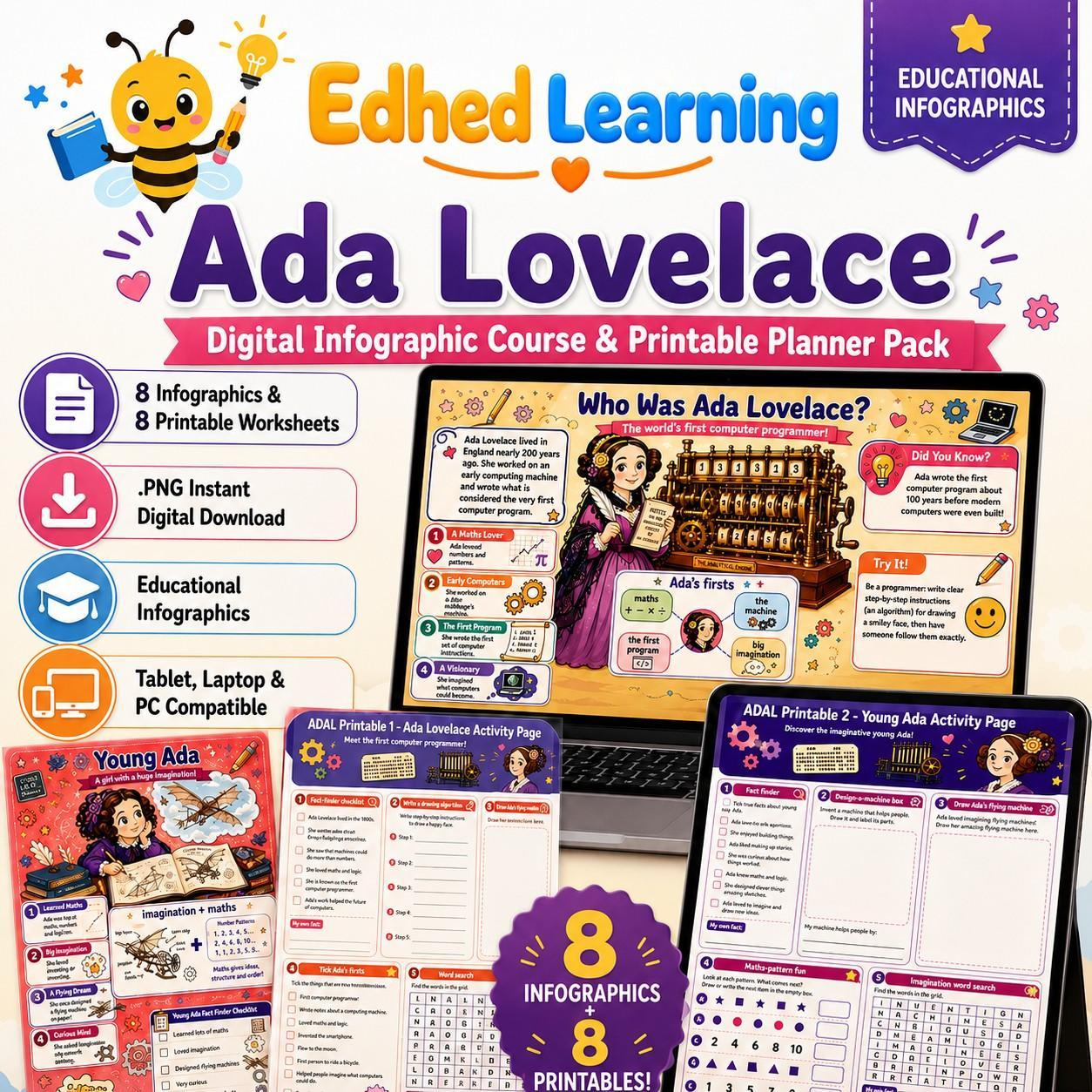 Edhed Learning Ada Lovelace digital course product image