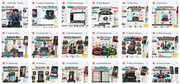 Grid of various TikTok Ad Manager screenshots on a white background