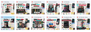 Grid of multiple YouTube video thumbnails related to TikTok and advertising.