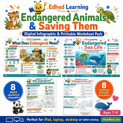 Edhed Learning Endangered Animals & Saving Them digital course product image