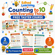 Edhed Learning FREE Counting to 10 digital course product image