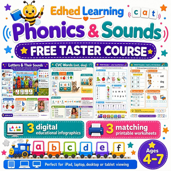 Edhed Learning FREE Phonics & Sounds digital course product image