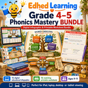 Grade 4–5 Phonics Mastery BUNDLE with two complete digital courses and 32 resources