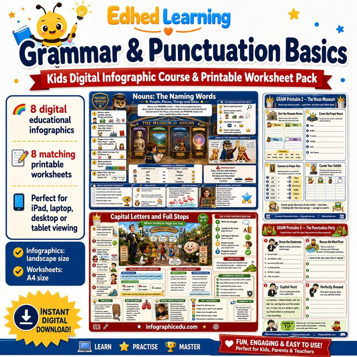 Edhed Learning Grammar & Punctuation Basics digital course product image
