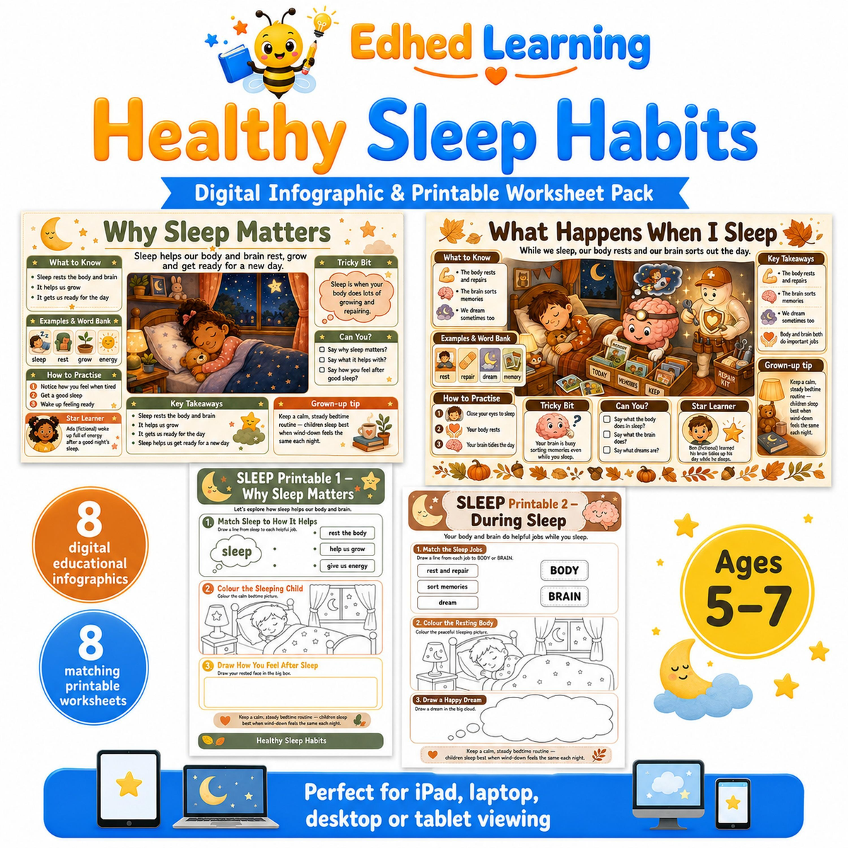 Edhed Learning Healthy Sleep Habits digital course product image