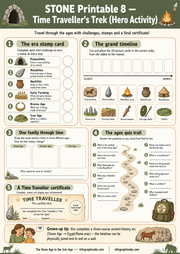 Stone Age worksheet 8 preview from the history through the ages bundle