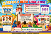 Grade 2 maths word problems infographic 08