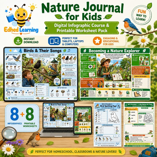 Edhed Learning Nature Journal for Kids digital course product image