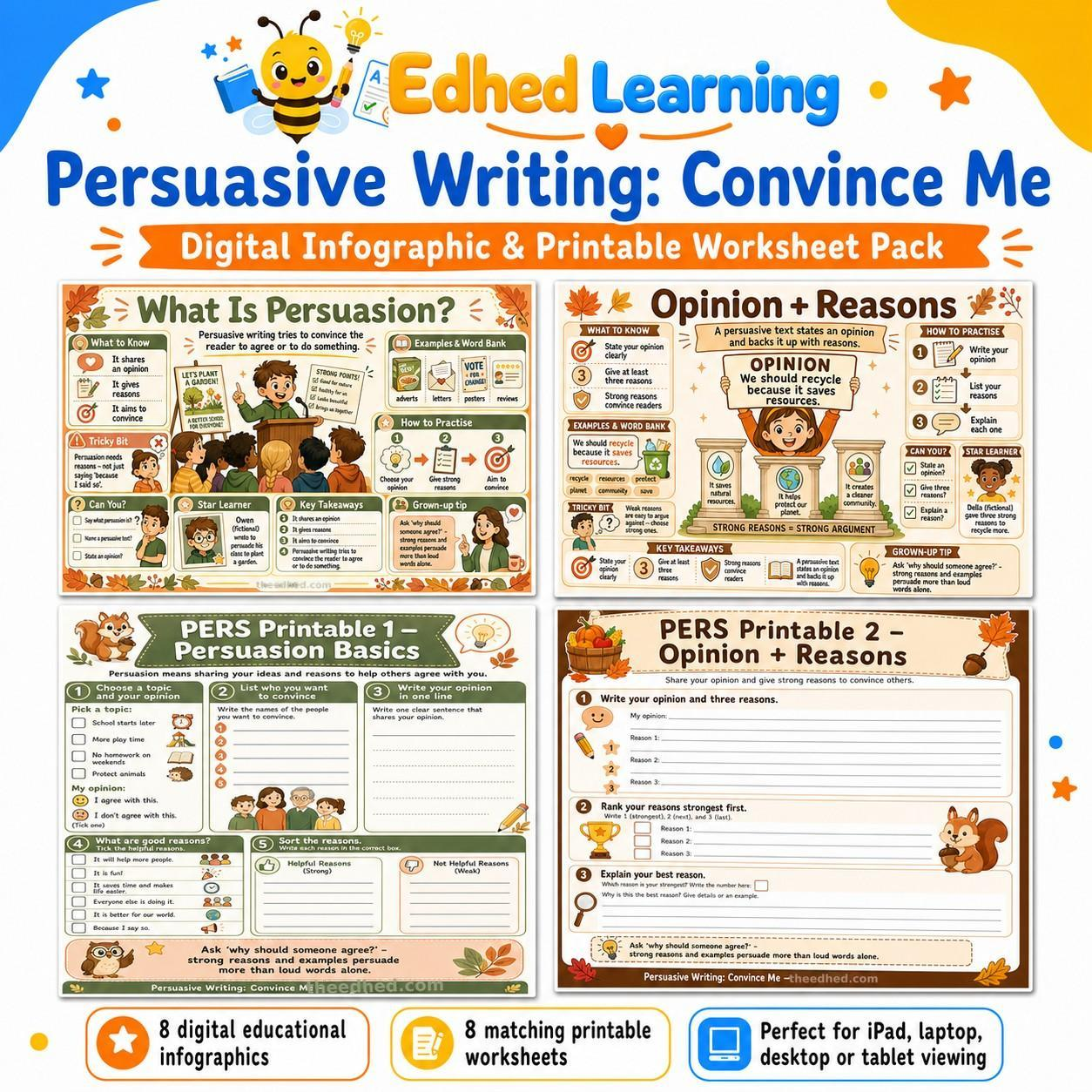 Edhed Learning Persuasive Writing: Convince Me digital course product image