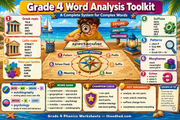 Grade 4 phonics educational infographic 8