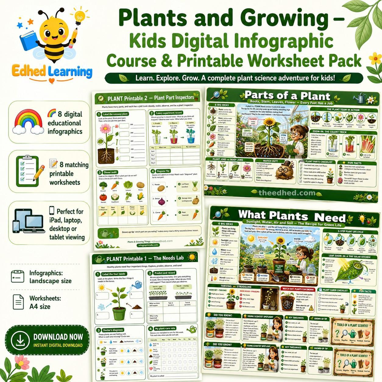 Edhed Learning Plants & Growing digital course product image