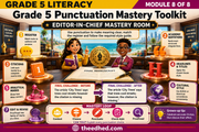 Grade 5 Punctuation Mastery Toolkit educational infographic