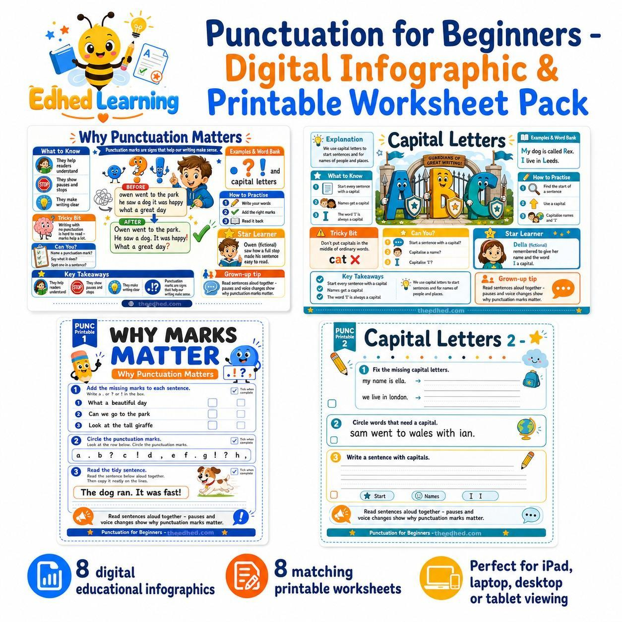 Edhed Learning Punctuation for Beginners digital course product image