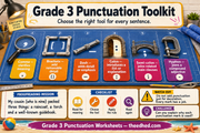 Grade 3 Infographic 08 preview included in the Grades 1–5 Punctuation Mastery BUNDLE