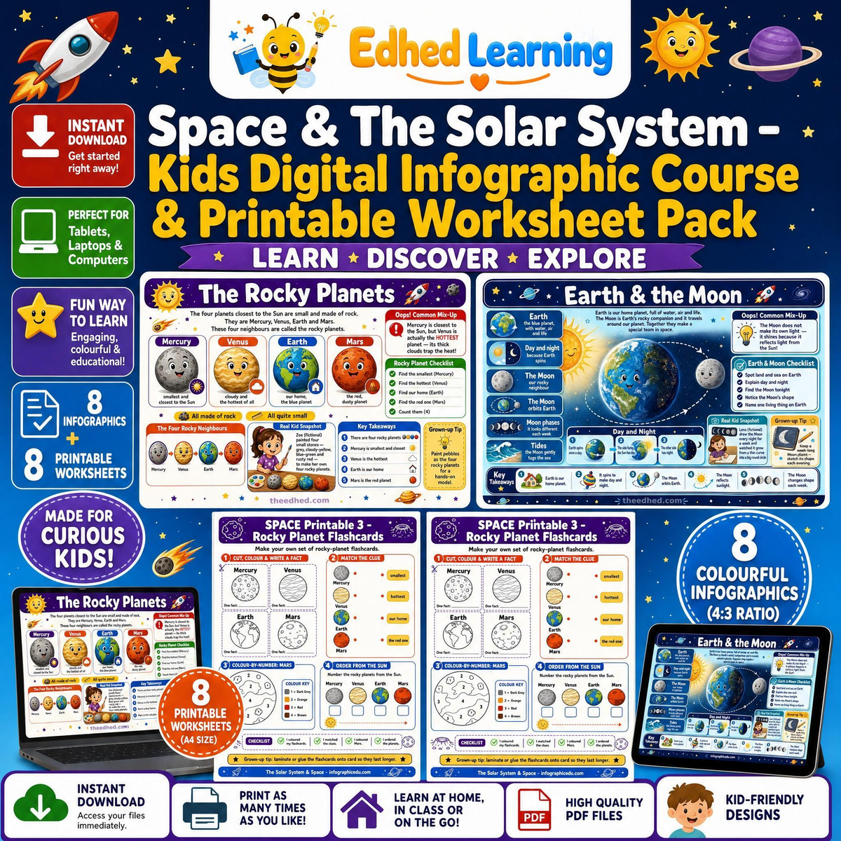 Edhed Learning Space & The Solar System digital course product image