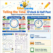 Edhed Learning Telling the Time: O'clock & Half Past digital course product image