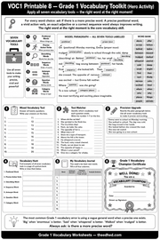 Grade 1 vocabulary printable 08