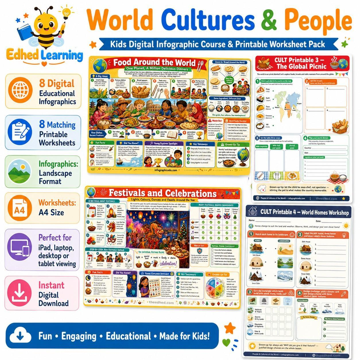 Edhed Learning World Cultures & People digital course product image